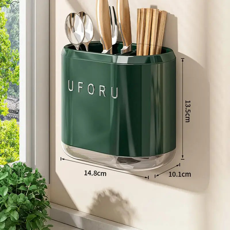 Premium Wall-Mounted Kitchen Utensil Drying Rack