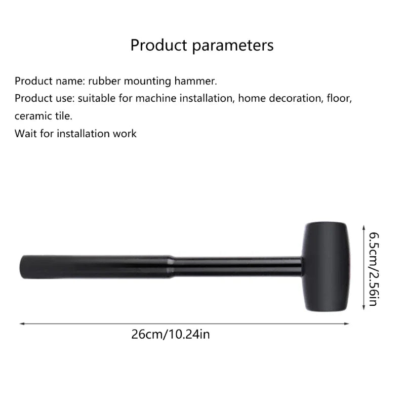 Non-Marring Floor Installation Plastic Mallet