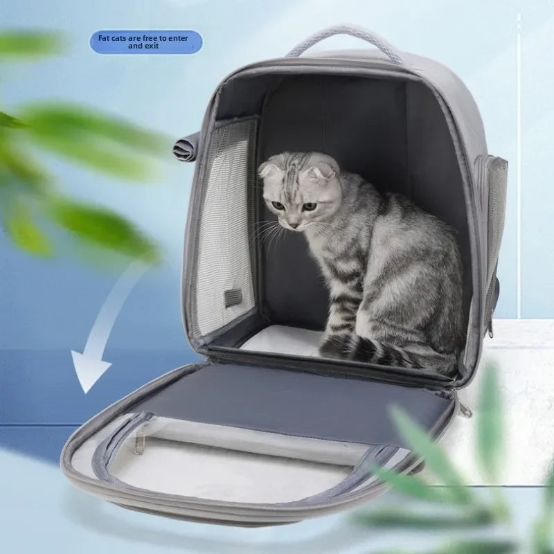 Large Capacity Breathable Mesh Pet Carrier Backpack