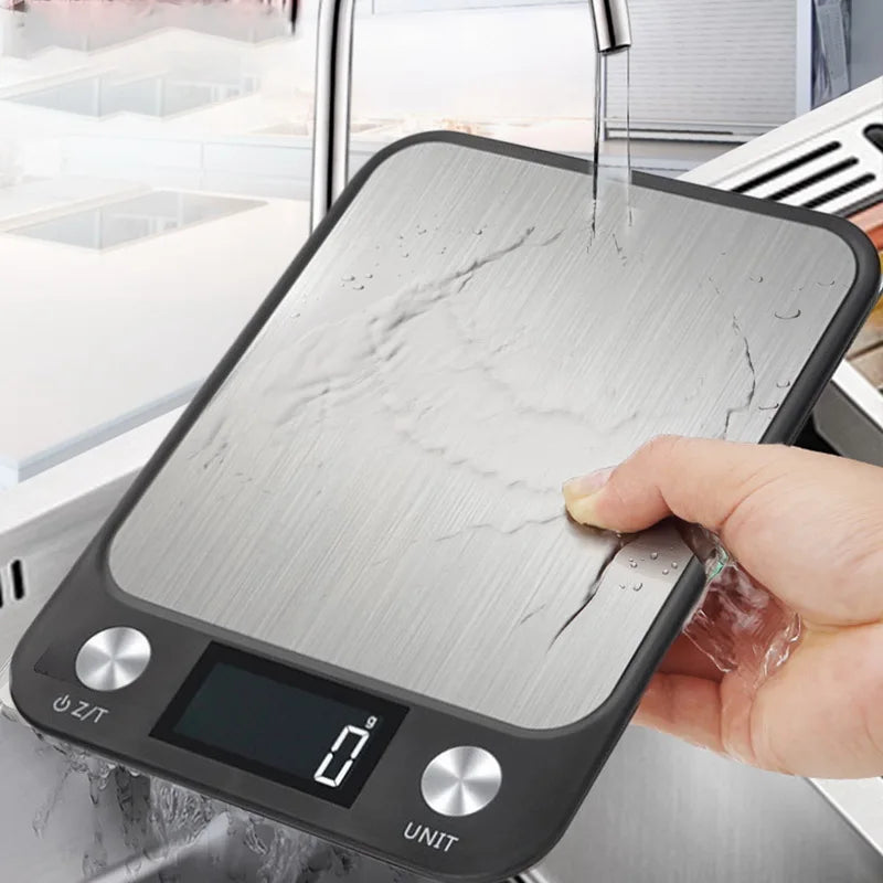 15kg Digital Kitchen Scale & Food Balance (Stainless Steel)
