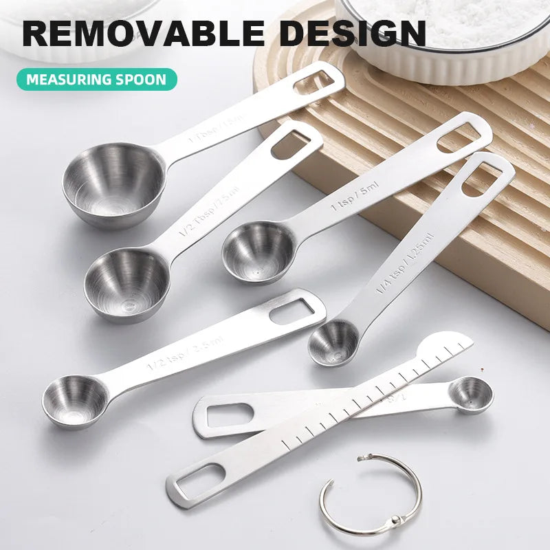 Premium Stainless Steel Measuring Spoon Set
