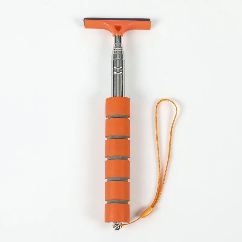 Telescopic Car Rearview Mirror Wiper & Glass Squeegee