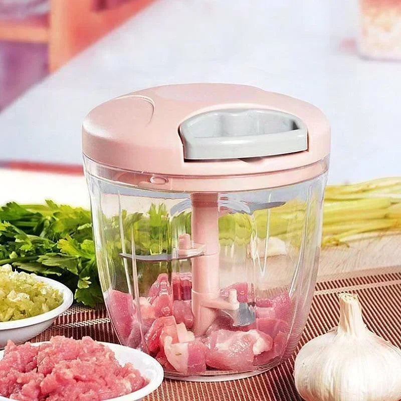 Premium Manual Pull-String Food Chopper & Dicer