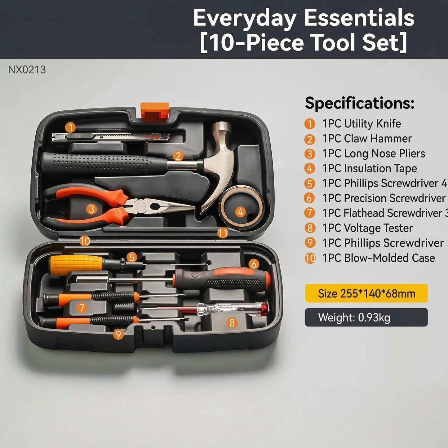 Compact Mini Home Tool Set