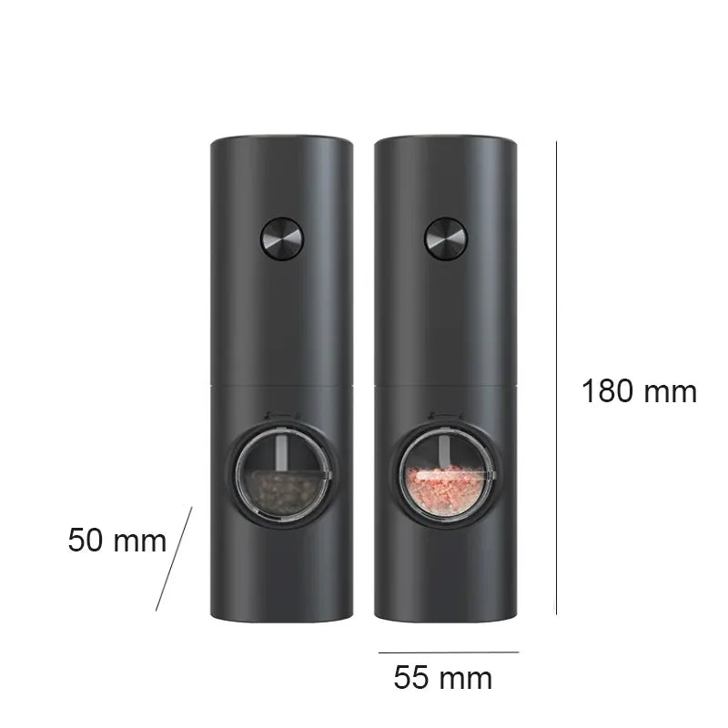 Premium Electric Automatic Salt and Pepper Grinder Set