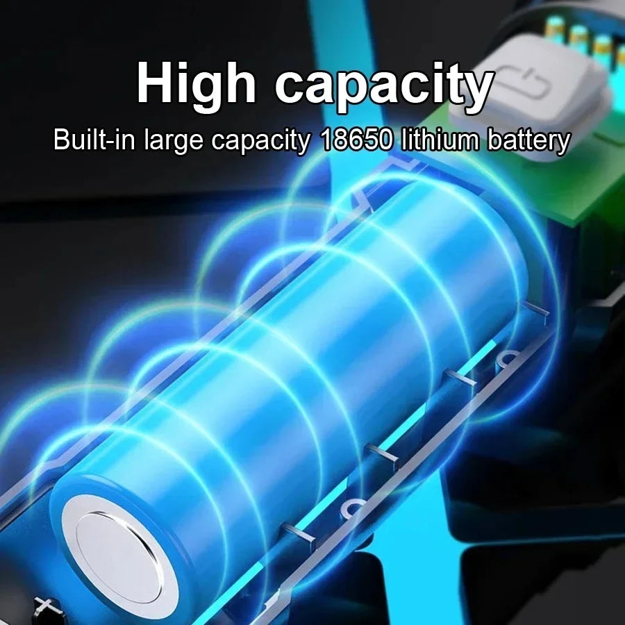 100,000 Lumens Super Bright Rechargeable Flashlight - High Lumens Tactical LED Torch, Waterproof Long Range Flashlight for Outdoor, Camping & Fishing